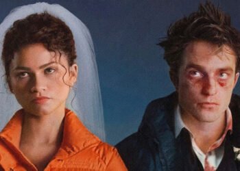 Zendaya e Robert Pattinson estrelam nova produção da A24. Imagem: A24 / Divulgação.